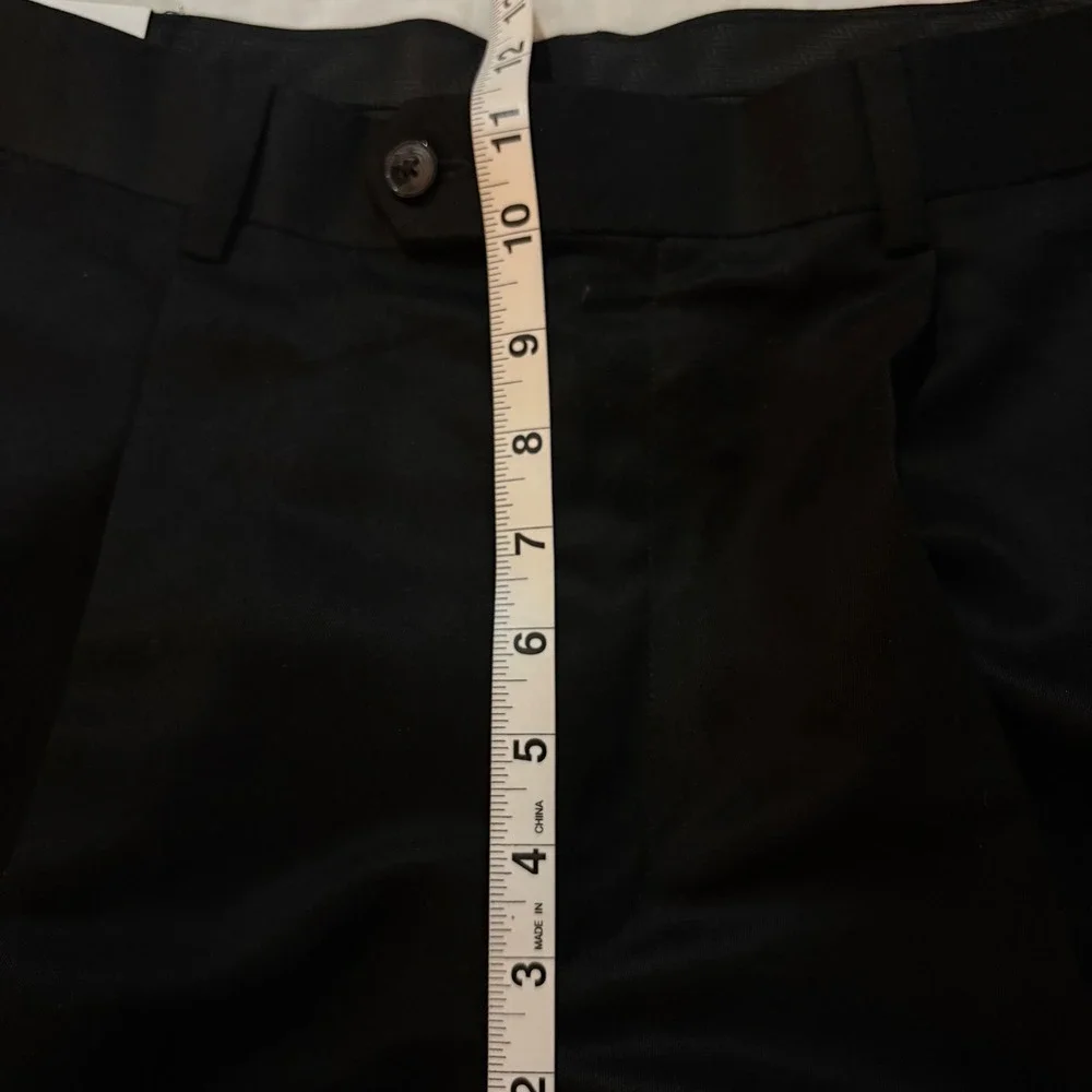 Savane Mens Black Pleated Dress Pants 34x34 Comfort Waist Microfiber No Iron NEW